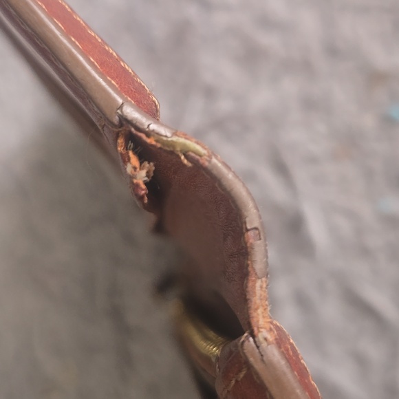 Celine Signiture Monogram Vintage Brown Long Snap Wallet (GOOD)✨️ - Picture 5 of 7